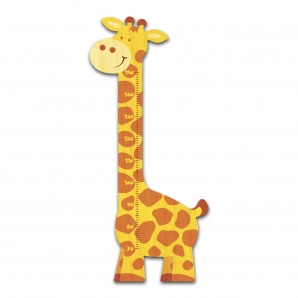 Messlatte für Kinder aus Holz Giraffe